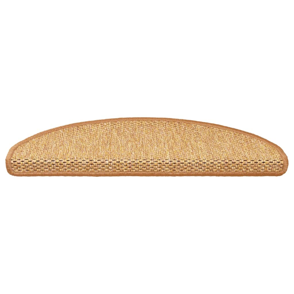 Selvklebende trappematter sisal 30 stk 65x21x4 cm sisal