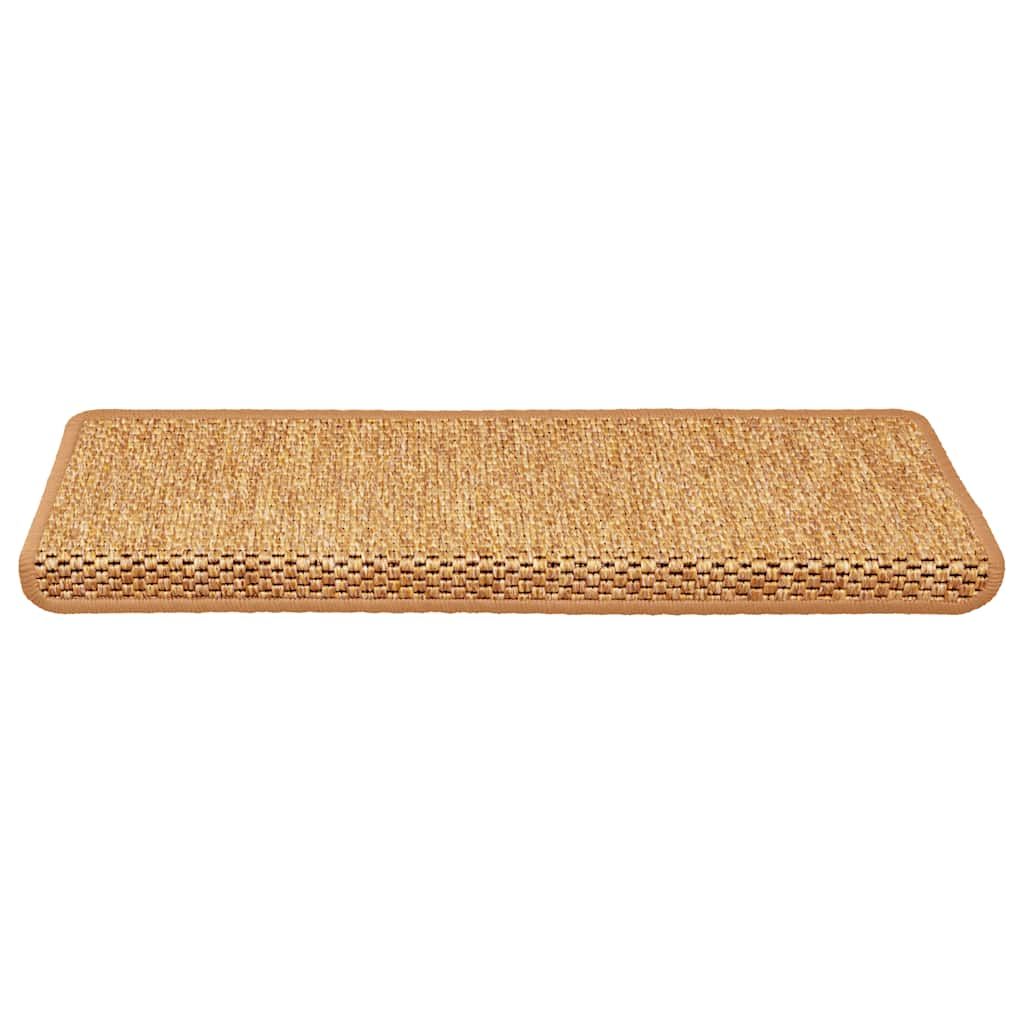 Selvklebende trappematter sisal 30 stk 65x21x4 cm sisal