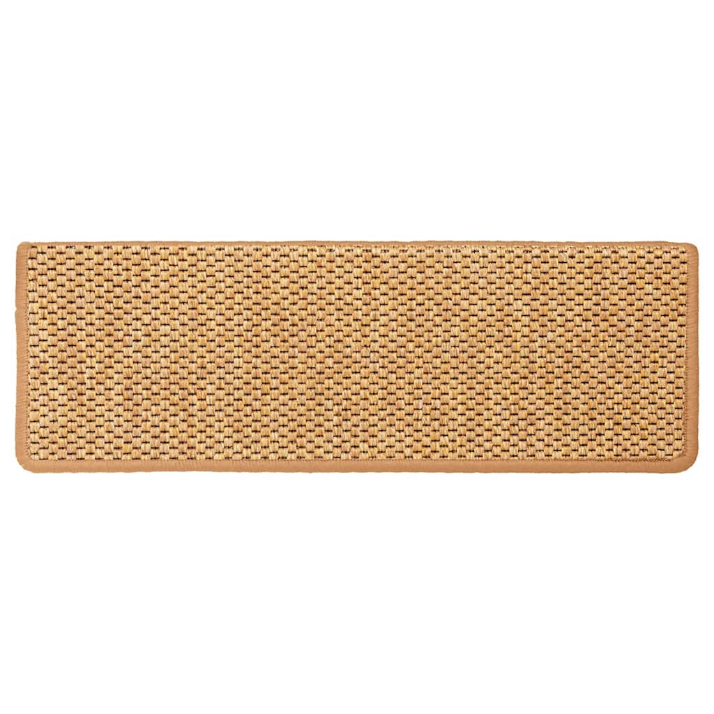 Selvklebende trappematter sisal 30 stk 65x21x4 cm sisal
