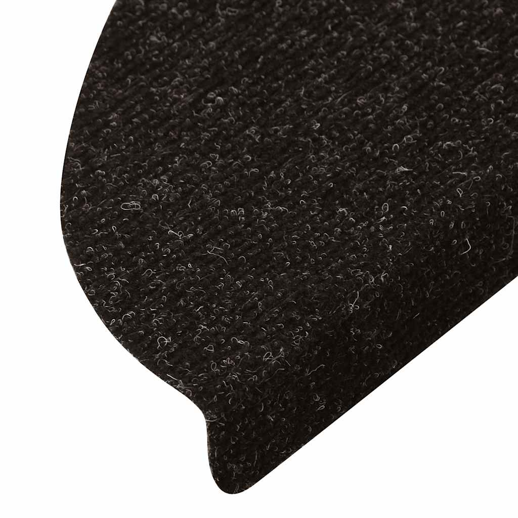 Selvklebende trappematter 20 stk antrasitt 56x17x3 cm