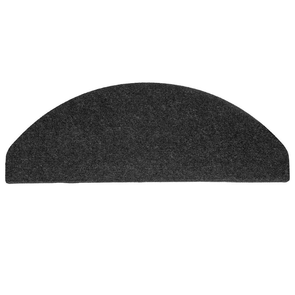 Selvklebende trappematter 30 stk svart 65x22,5x3,5 cm