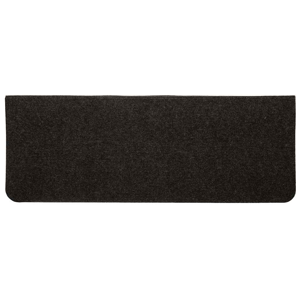 Selvklebende trappematter 30 stk svart 65x24,5x3,5 cm