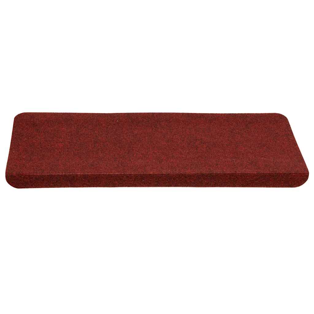 Selvklebende trappematter 30 stk rød 65x22,5x3,5 cm
