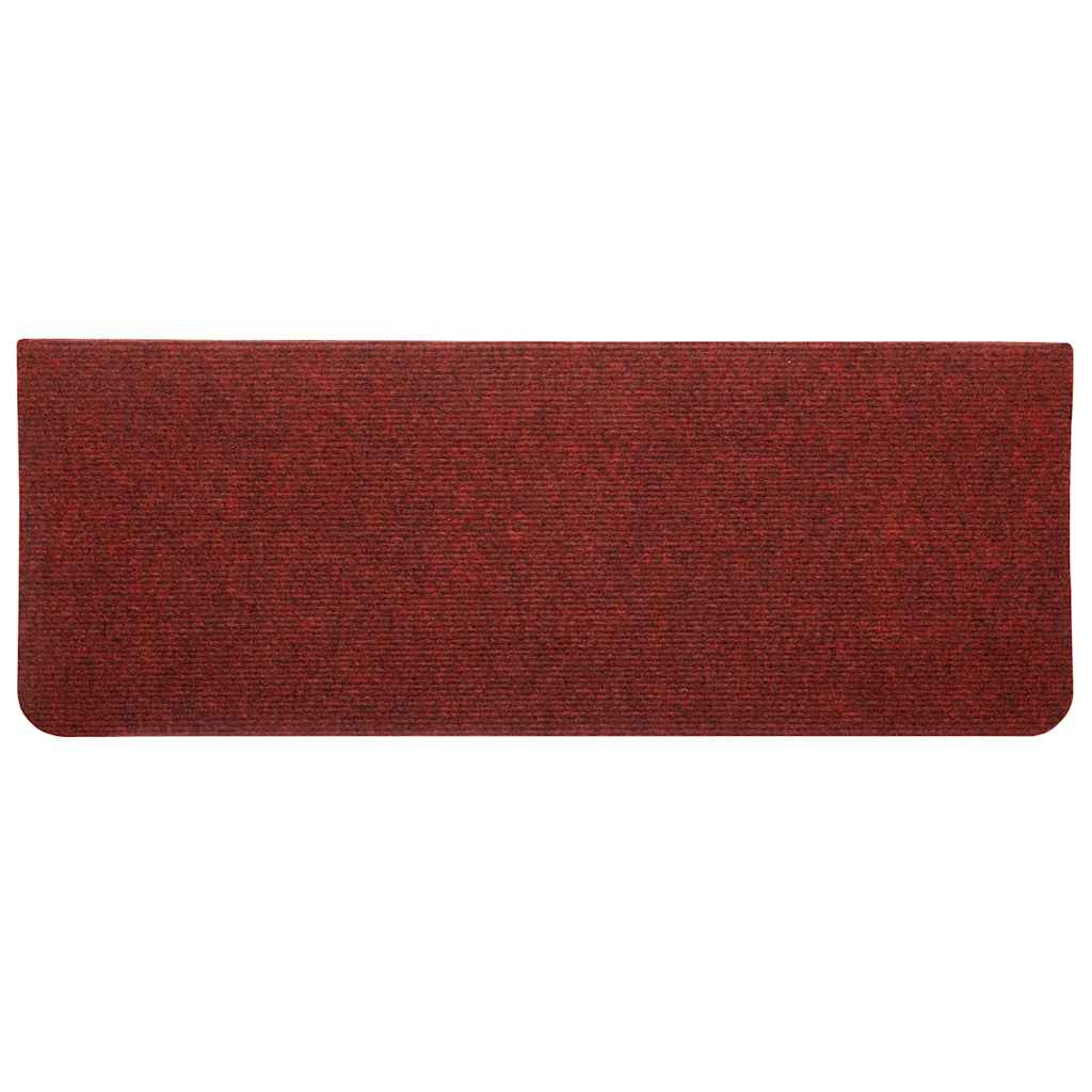 Selvklebende trappematter 30 stk rød 65x22,5x3,5 cm