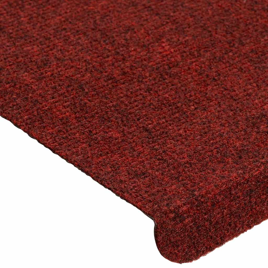 Selvklebende trappematter 30 stk rød 65x22,5x3,5 cm