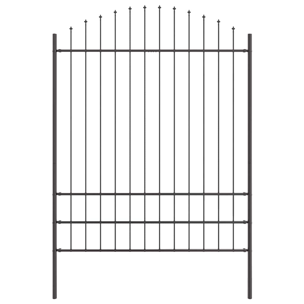 Hage Hegning 3 pcs Grå 170 x 225 cm Pulverlakkert stål
