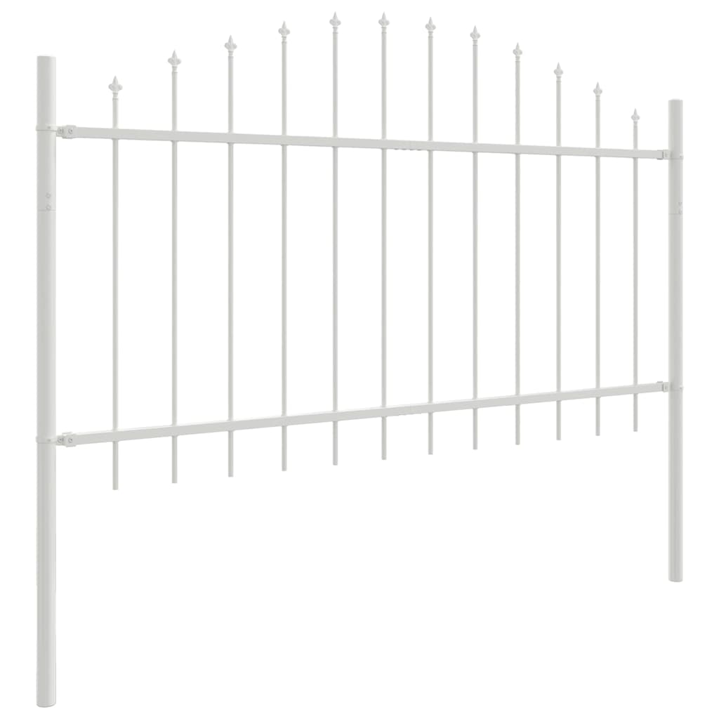 Hage Hegning 3 pcs Hvit 170 x 140 cm Pulverlakkert stål