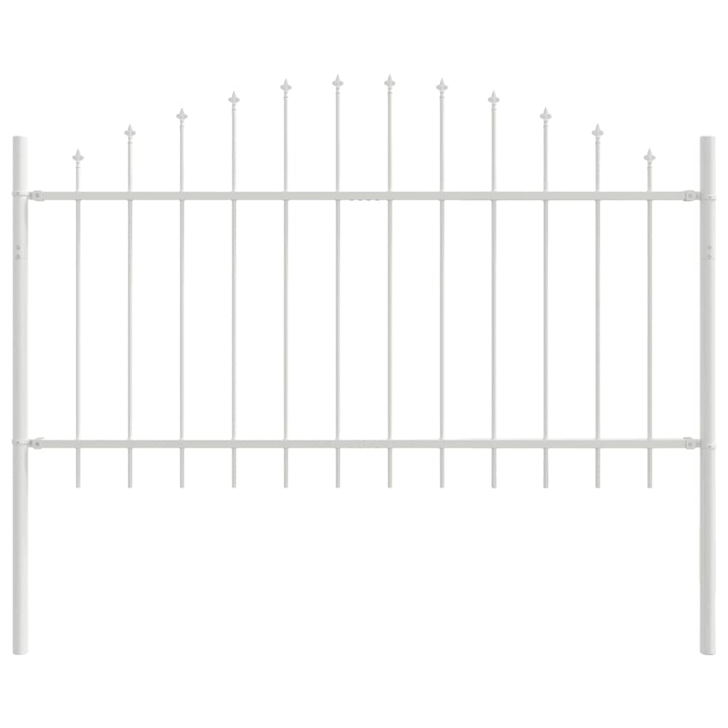 Hage Hegning 4 pcs Hvit 170 x 140 cm Pulverlakkert stål