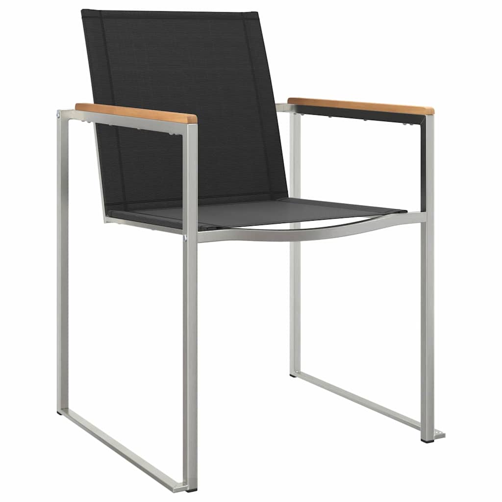 Hage Spisegruppe 3 pcs Brun og svart