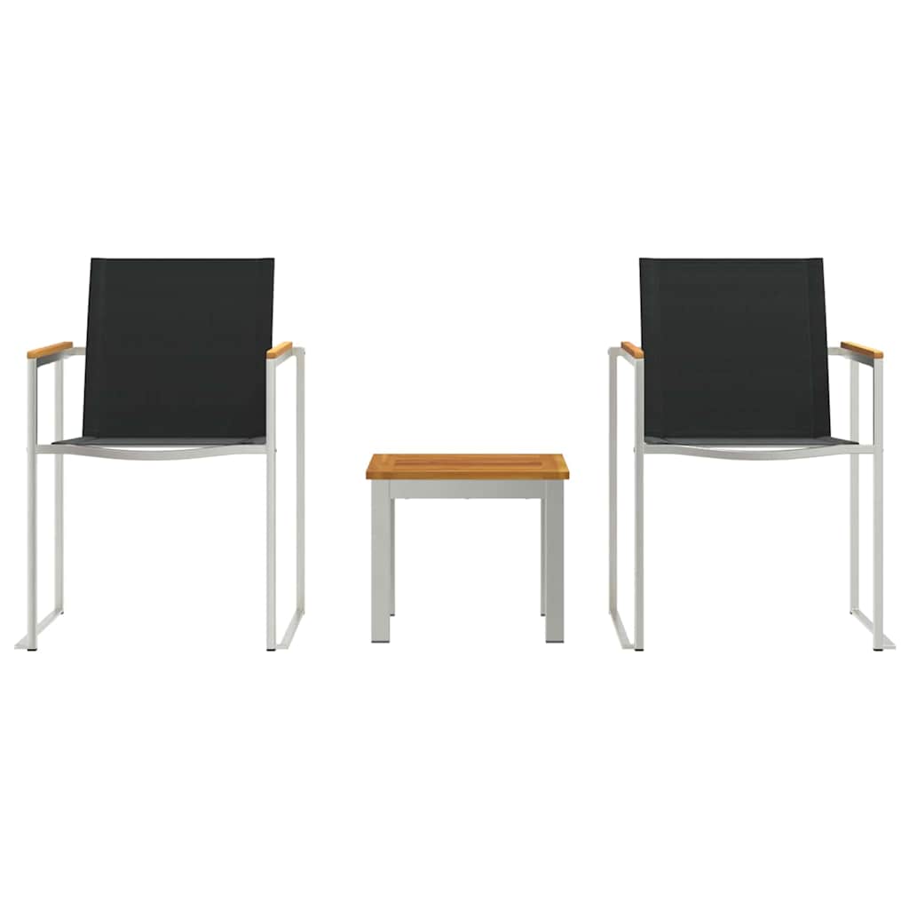 Hage Spisegruppe 3 pcs Brun og svart