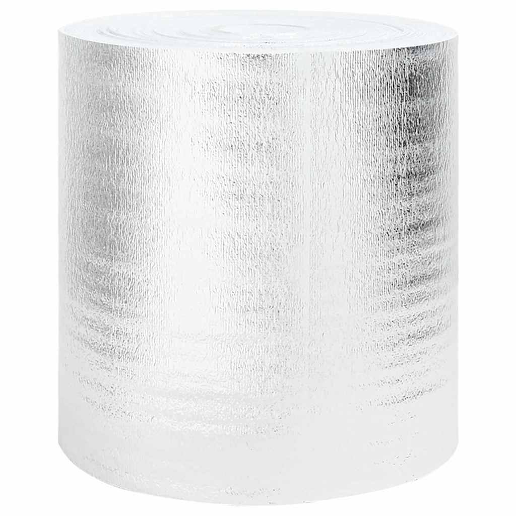 Varmereflektor for radiator sølv 5 x 0,5 m Polyethylen