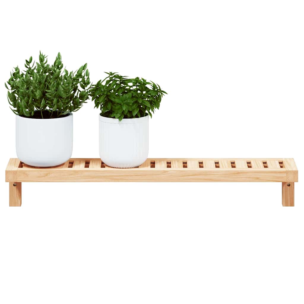 Vegghengt Hylle Naturlig 62 x 10 x 12,5 cm Massiv valnøtttre