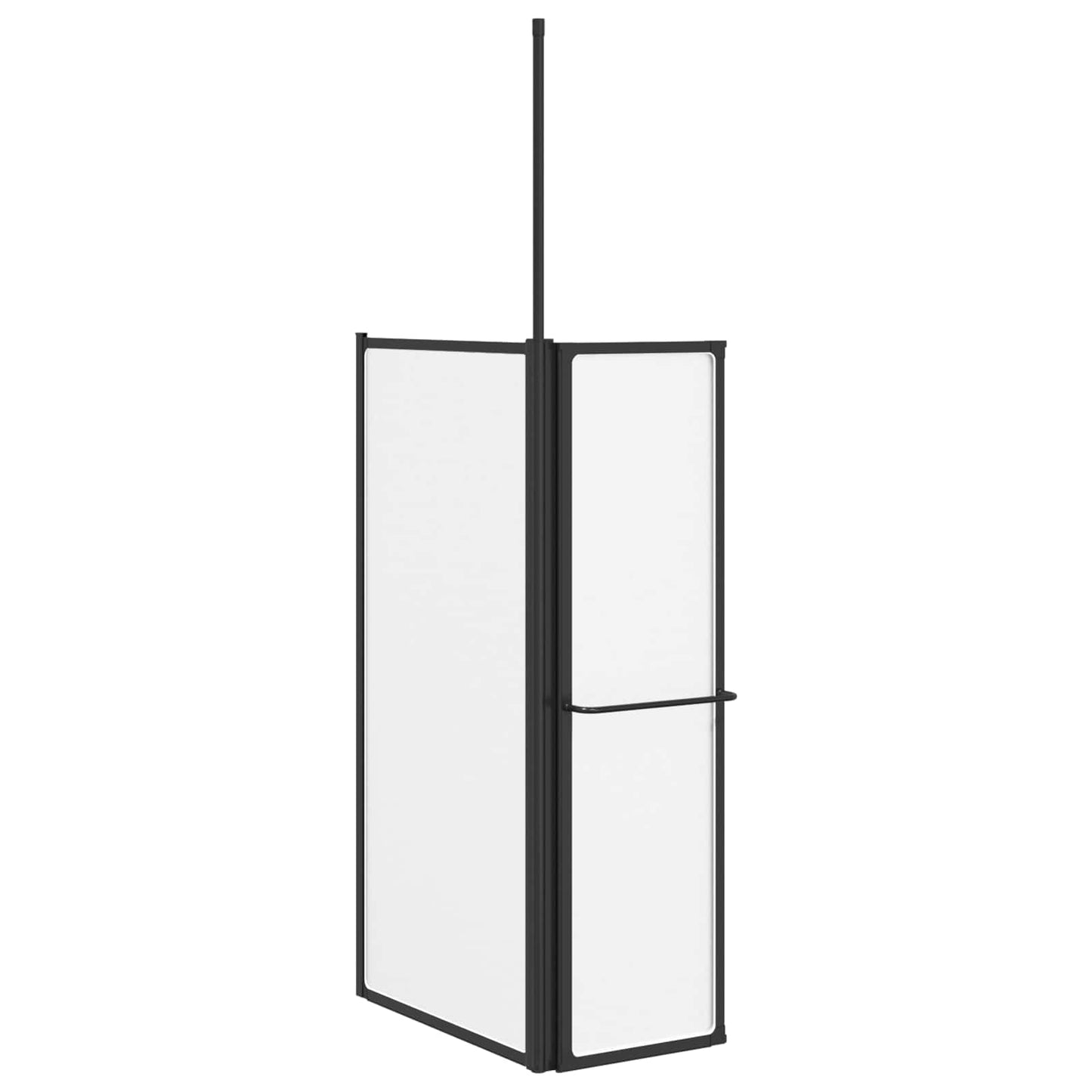 Dusjvegg Hvit 120 x 70 x 137 cm Aluminium