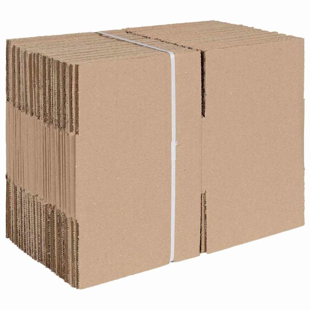 Sammenleggbar boks 50 pcs Naturlig 15 x 15 x 8 cm Papp