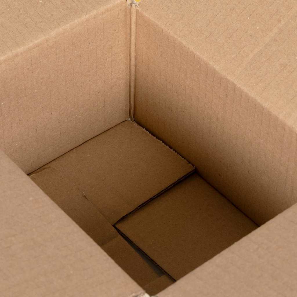 Sammenleggbar boks 50 pcs Naturlig 20 x 15 x 10 cm Papp