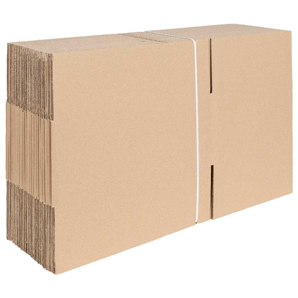 Sammenleggbar boks 50 pcs Naturlig 35 x 24 x 15 cm Papp