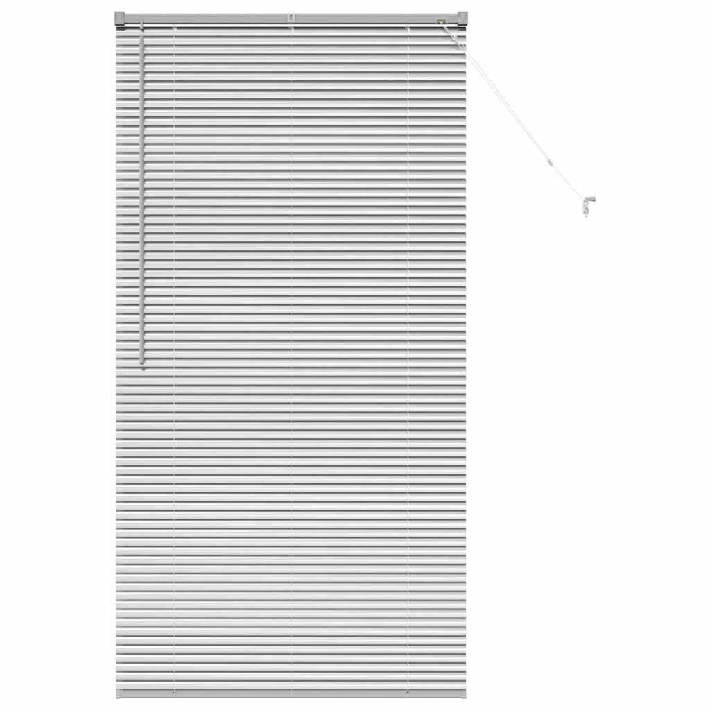Venetianspersienner sølv 175 x 95 cm Aluminium