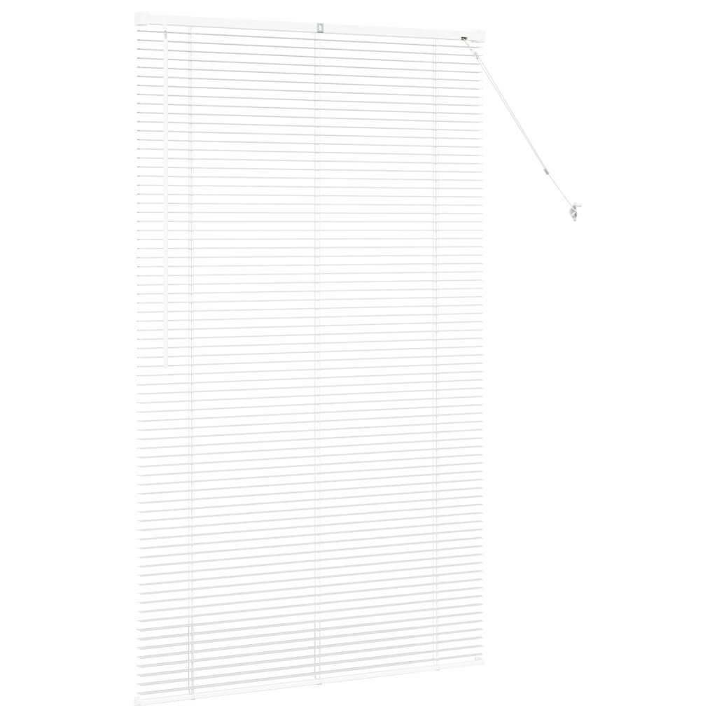 Venetianspersienner Hvit 175 x 105 cm Aluminium