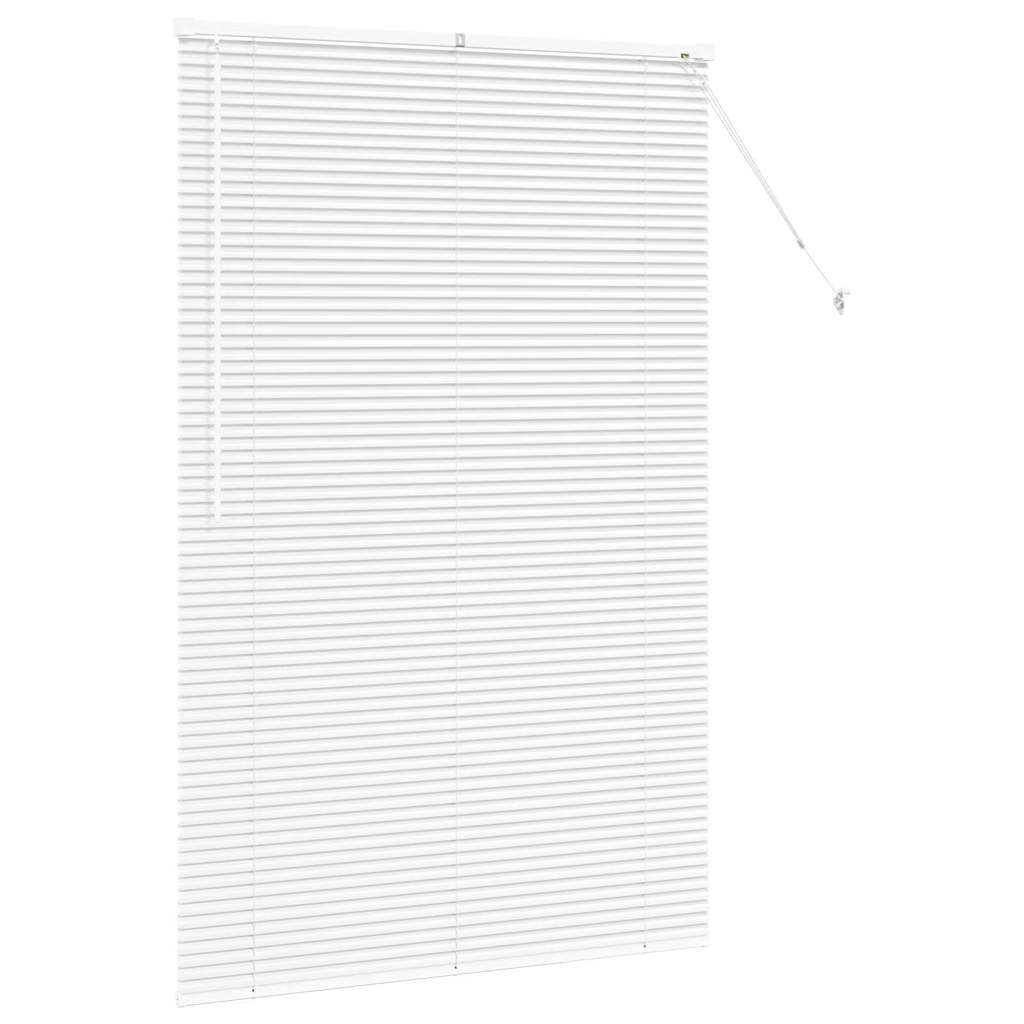 Venetianspersienner Hvit 175 x 115 cm Aluminium