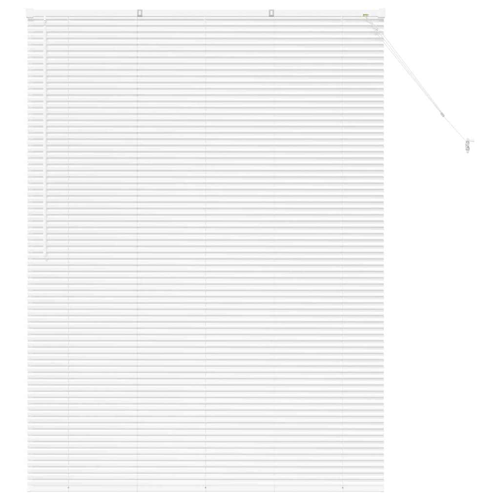 Venetianspersienner Hvit 175 x 135 cm Aluminium