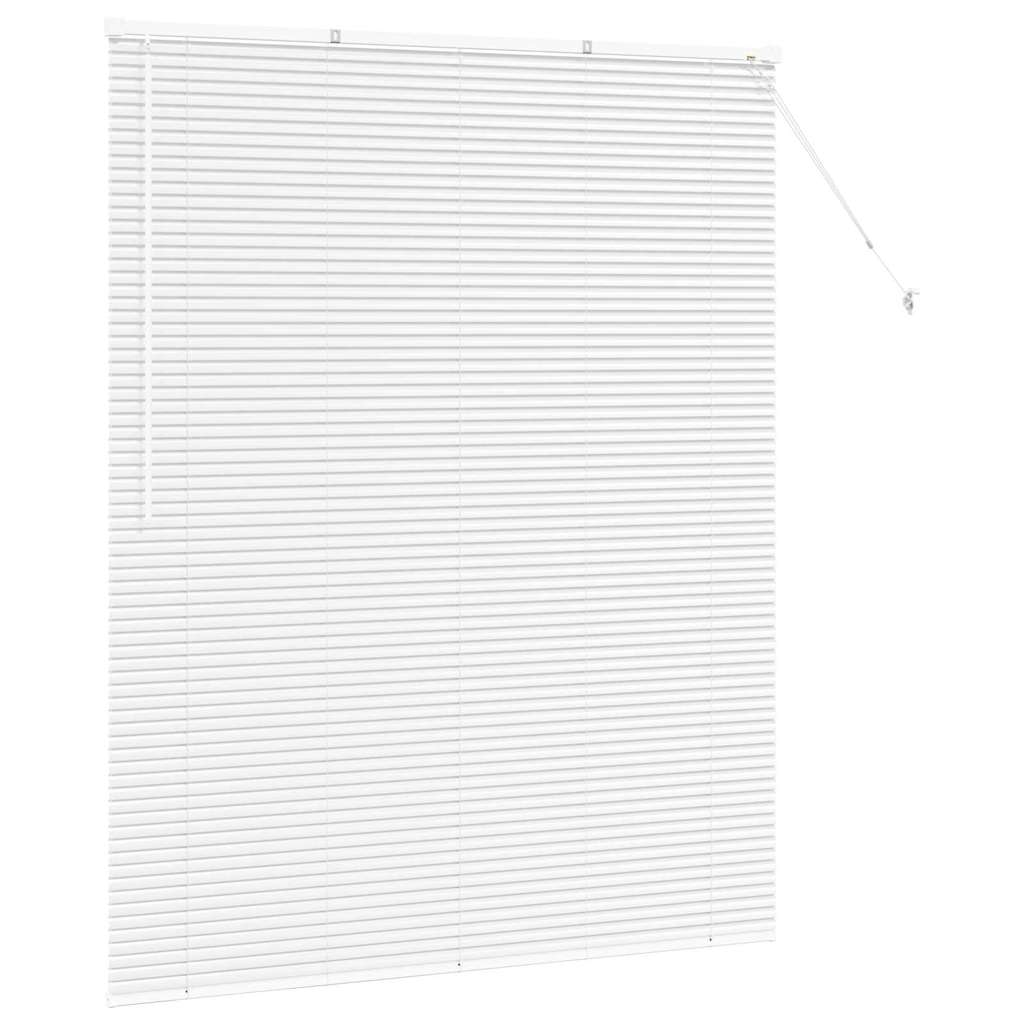 Venetianspersienner Hvit 175 x 150 cm Aluminium