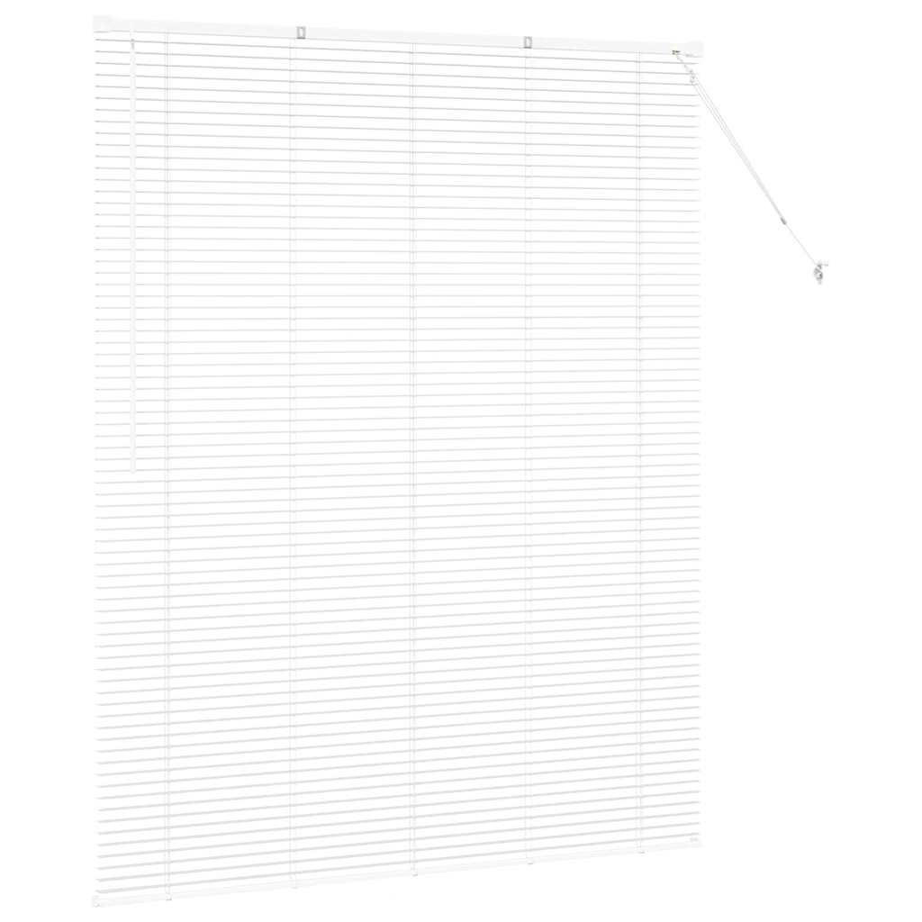 Venetianspersienner Hvit 175 x 150 cm Aluminium