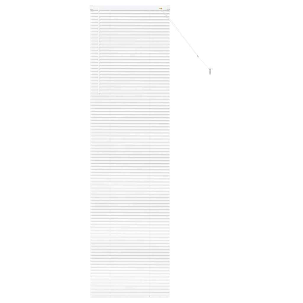 Venetianspersienner Hvit 220 x 65 cm Aluminium