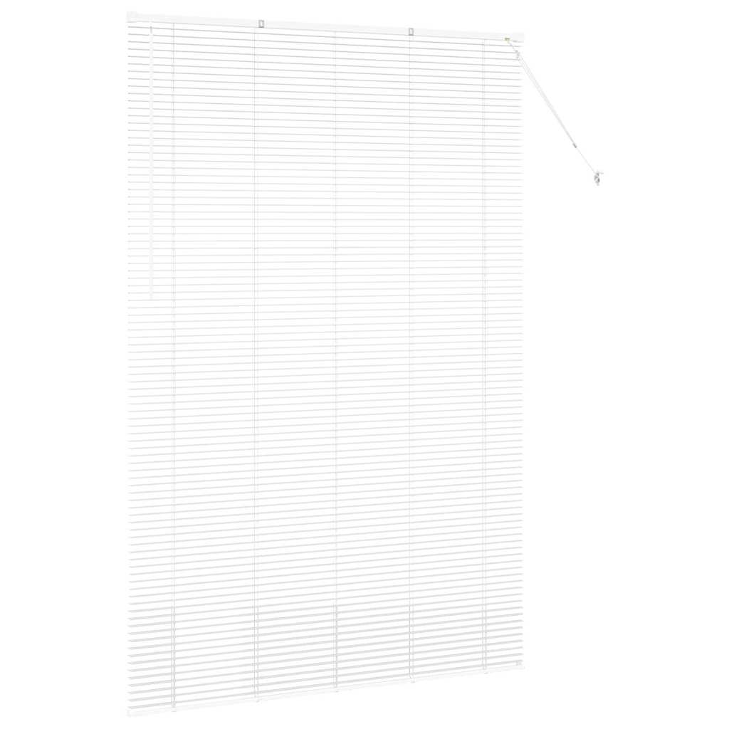 Venetianspersienner Hvit 220x150cm Aluminium