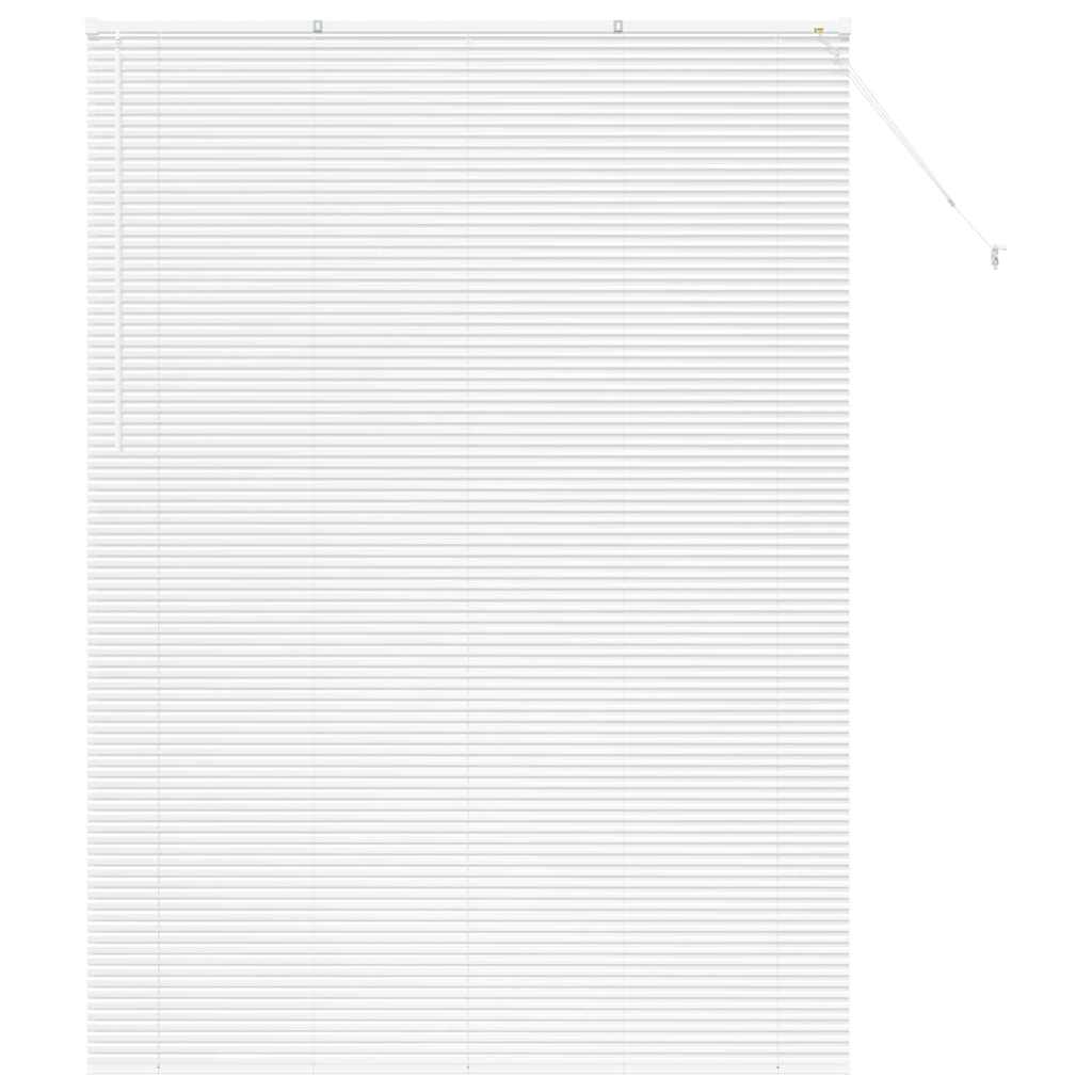 Venetianspersienner Hvit 220 x 155 cm Aluminium