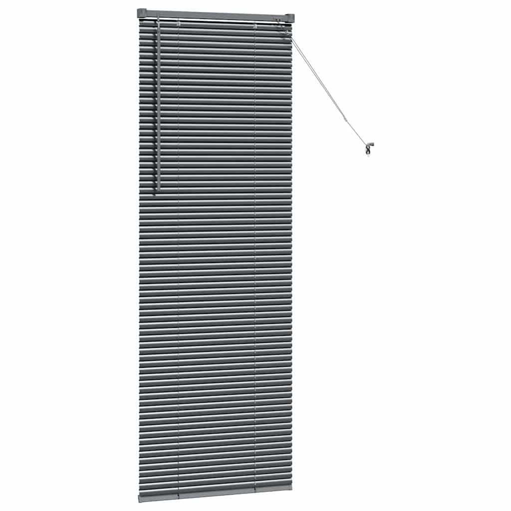 Venetianspersienner Mørkegrå 175 x 55 cm Aluminium