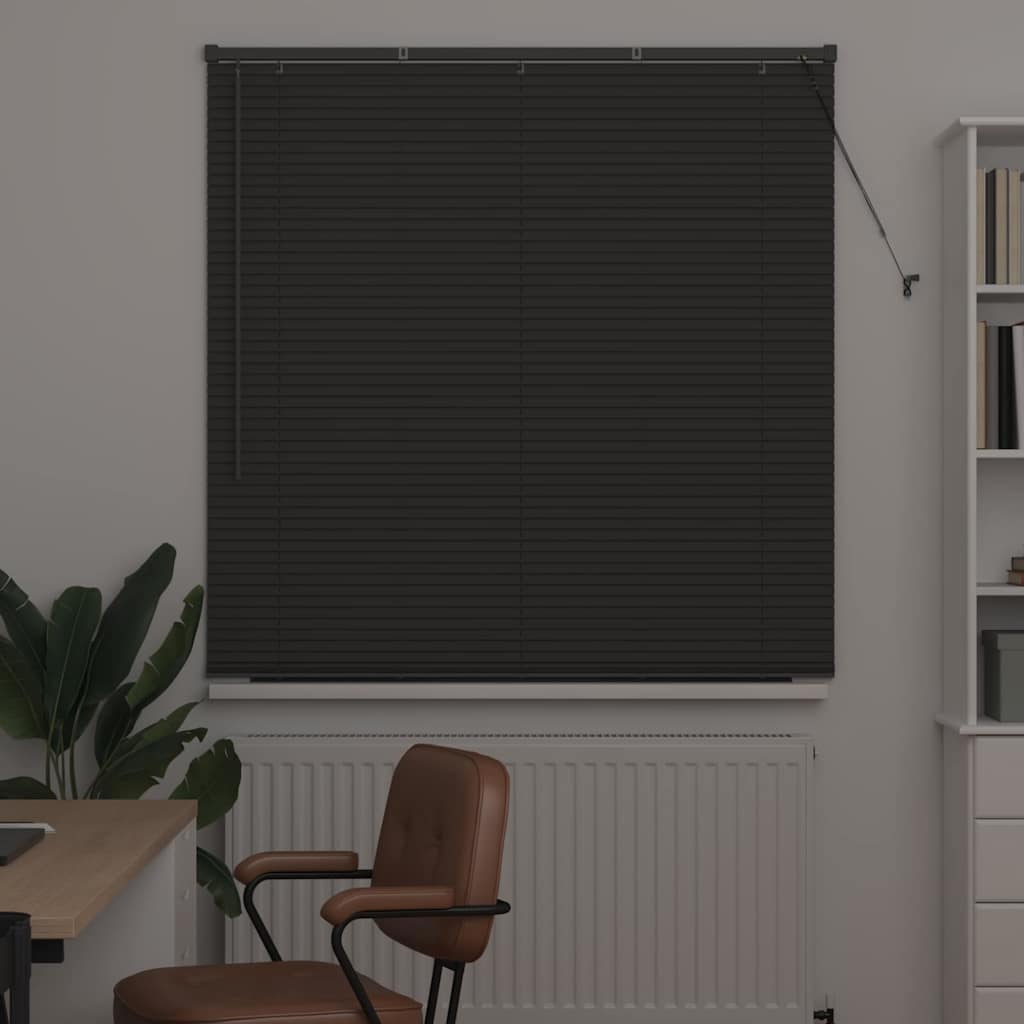 Venetianspersienner Mørkegrå 175 x 125 cm Aluminium