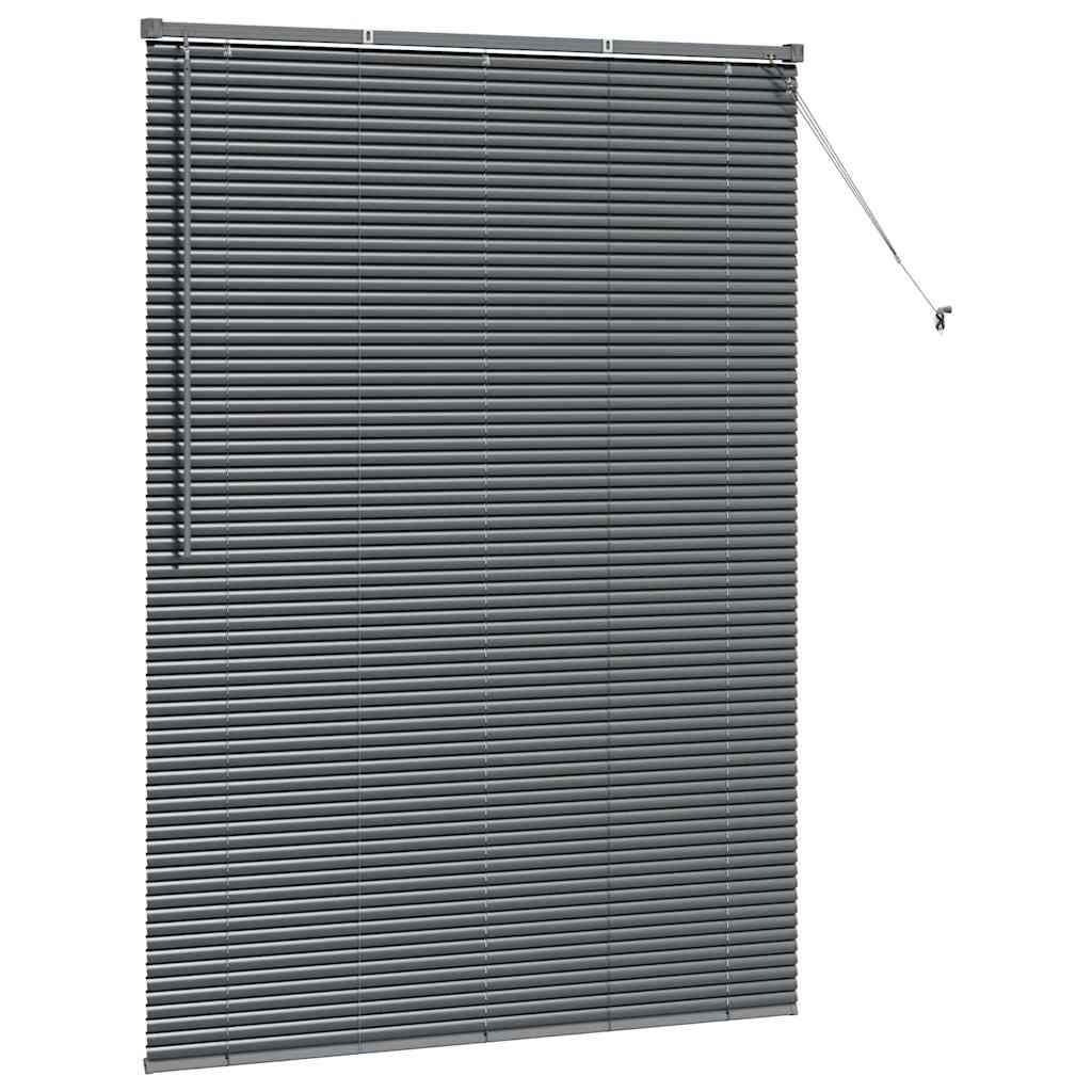 Venetianspersienner Mørkegrå 175 x 125 cm Aluminium