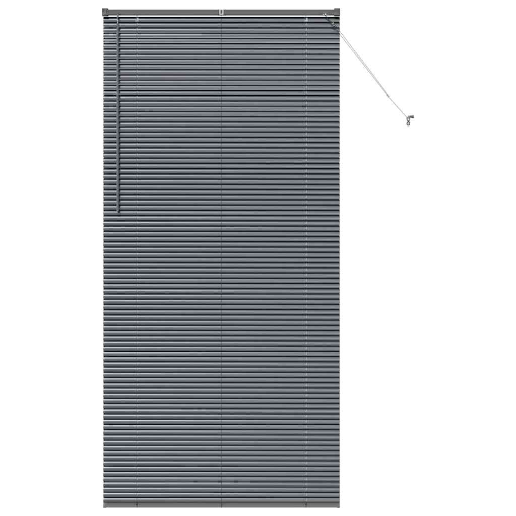 Venetianspersienner Mørkegrå 220 x 105 cm Aluminium