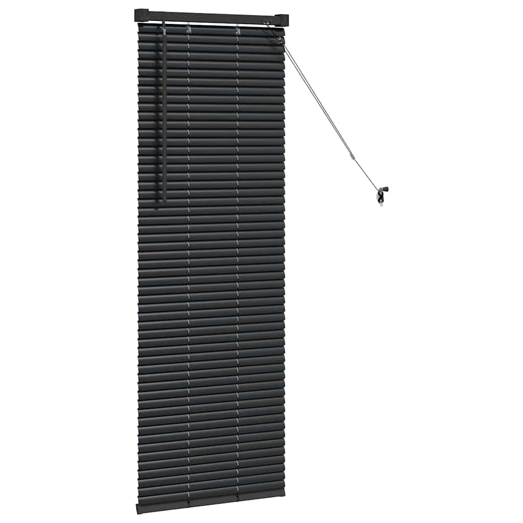 Venetianspersienner Svart 130 x 40 cm Aluminium