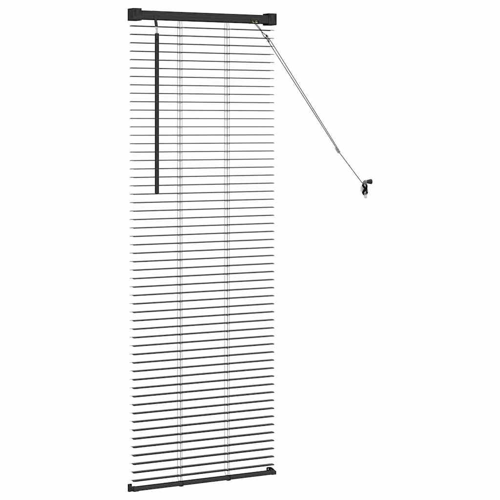 Venetianspersienner Svart 130 x 40 cm Aluminium