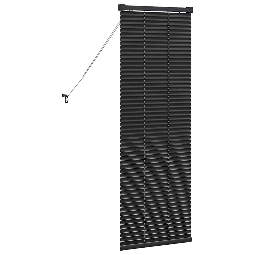 Venetianspersienner Svart 130 x 40 cm Aluminium