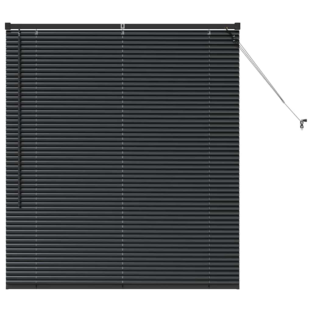 Venetianspersienner Svart 130 x 110 cm Aluminium
