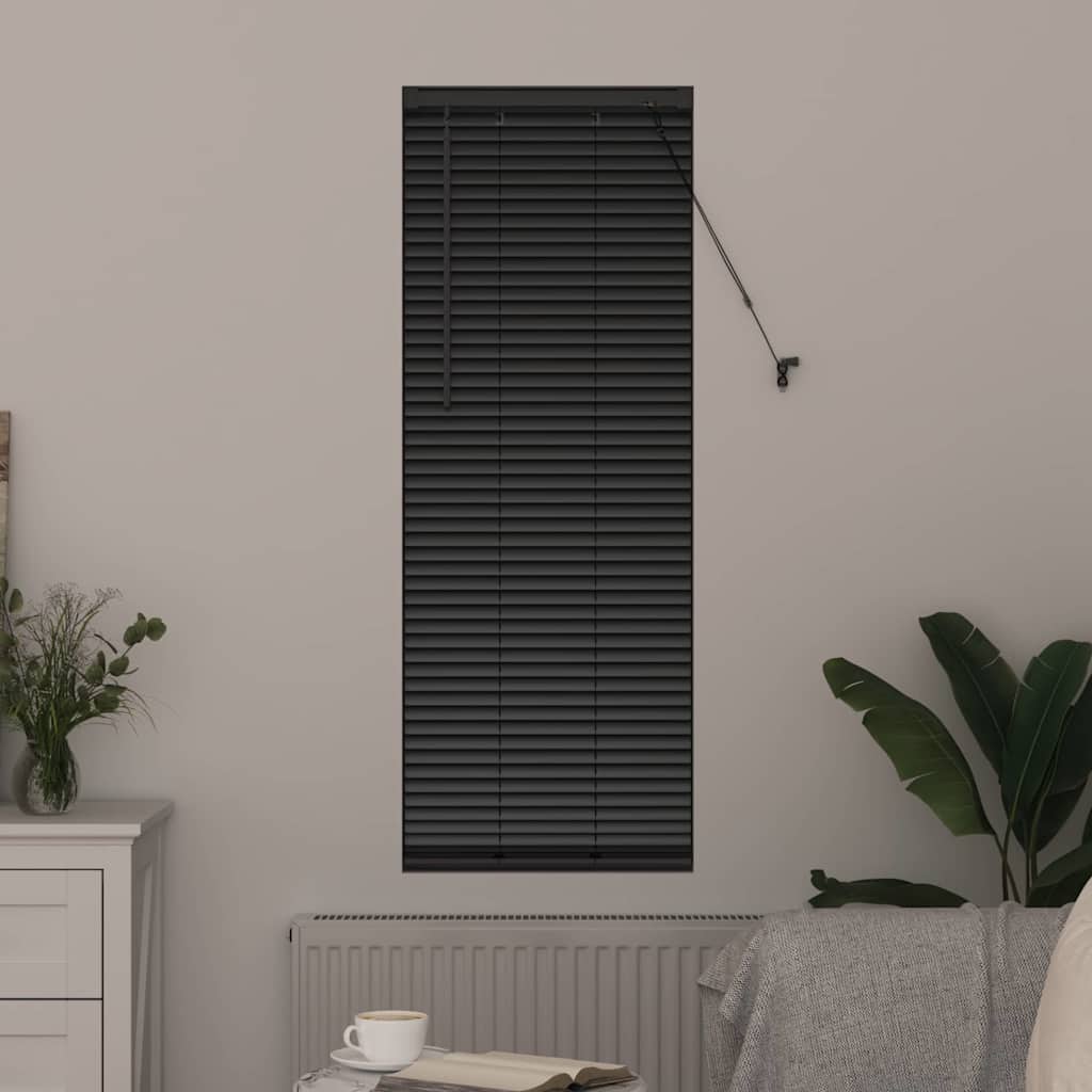Venetianspersienner Svart 175 x 40 cm Aluminium