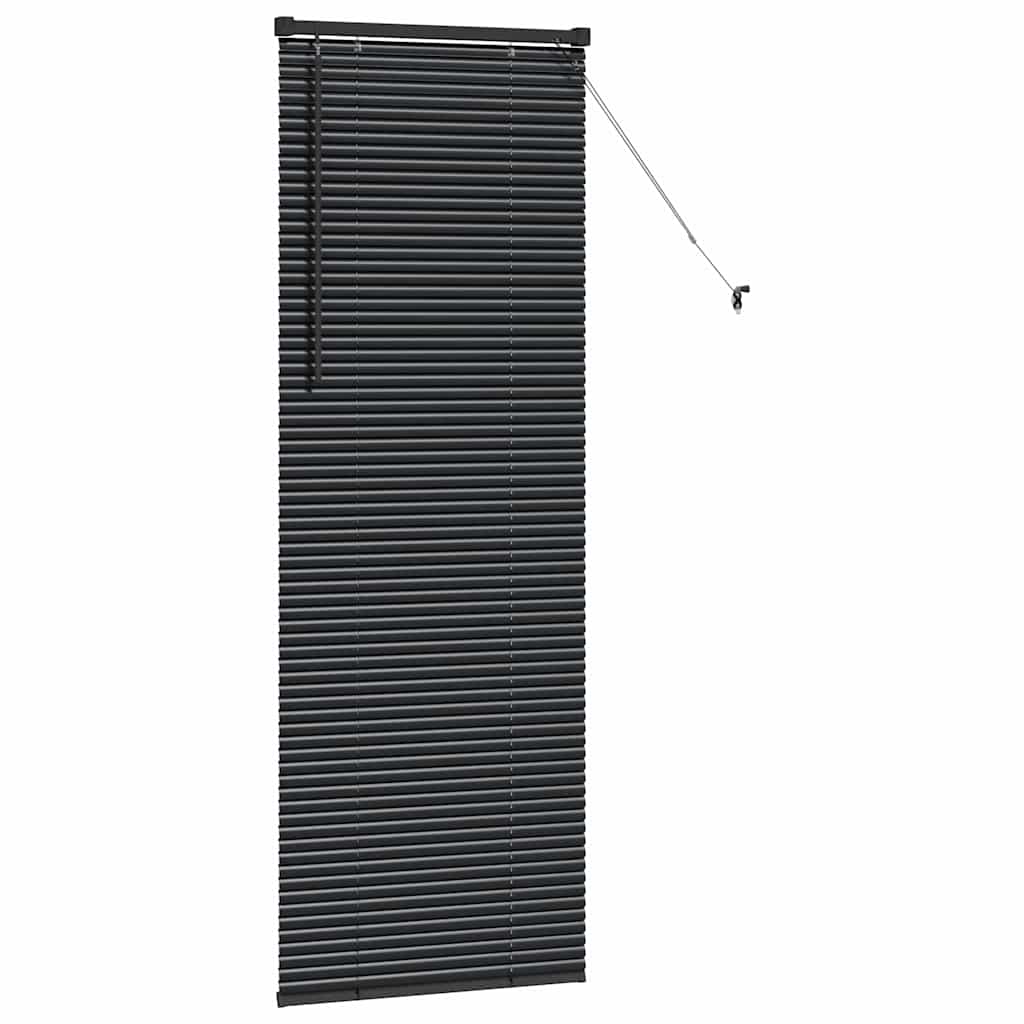 Venetianspersienner Svart 175 x 65 cm Aluminium