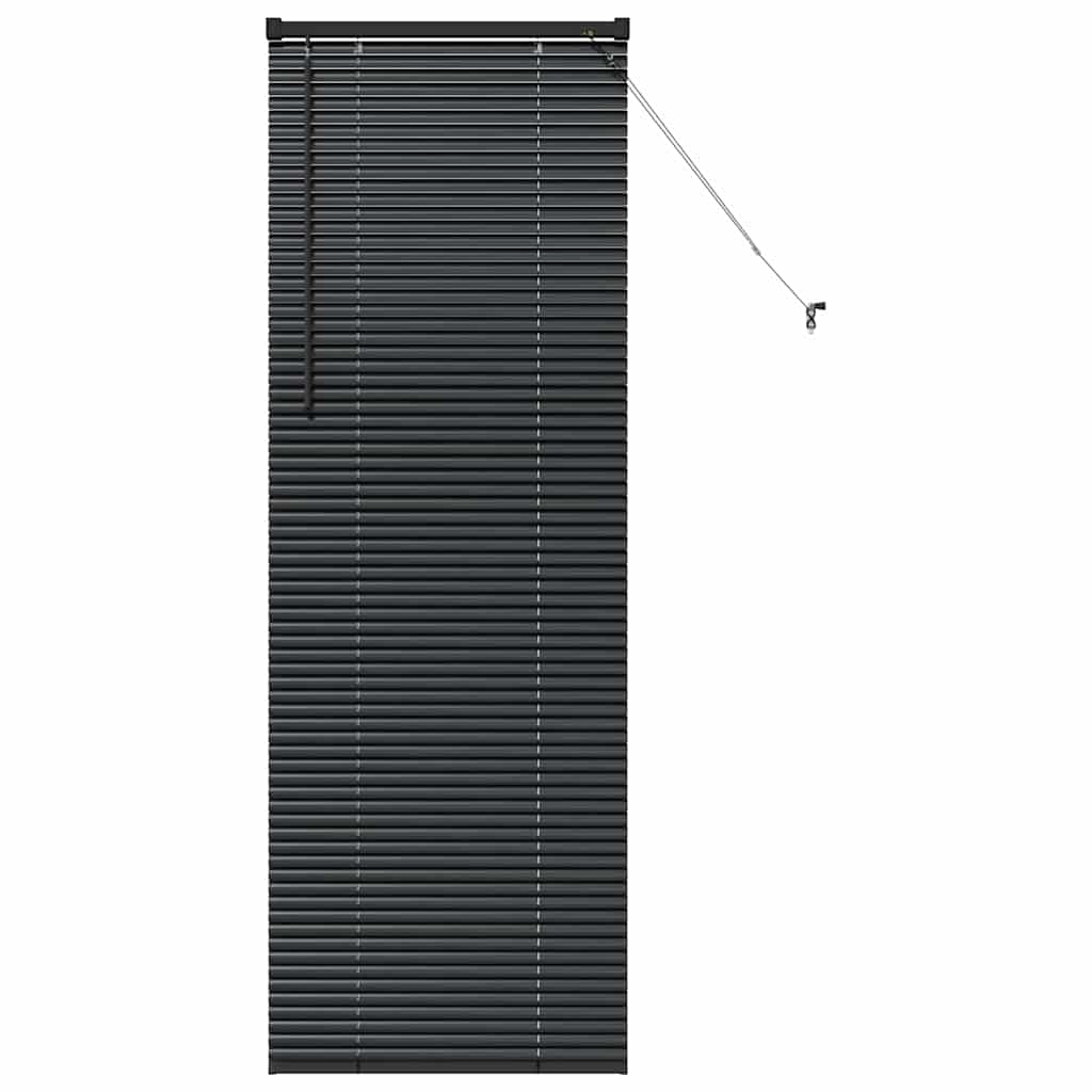 Venetianspersienner Svart 175 x 65 cm Aluminium