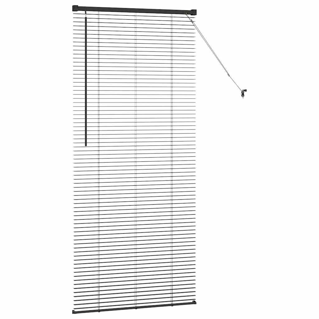 Venetianspersienner Svart 175 x 80 cm Aluminium