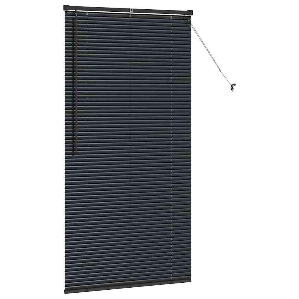 Venetianspersienner Svart 175 x 85 cm Aluminium