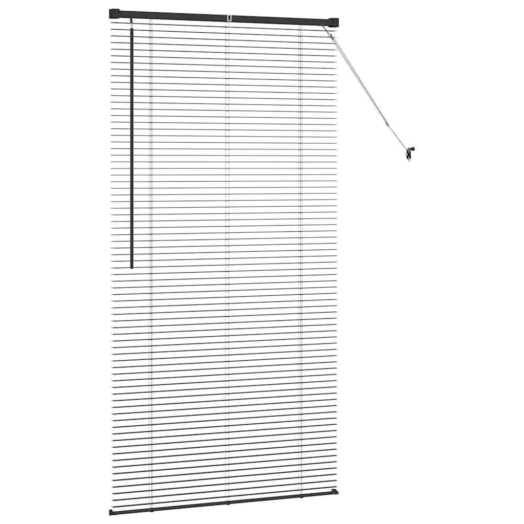 Venetianspersienner Svart 175 x 85 cm Aluminium