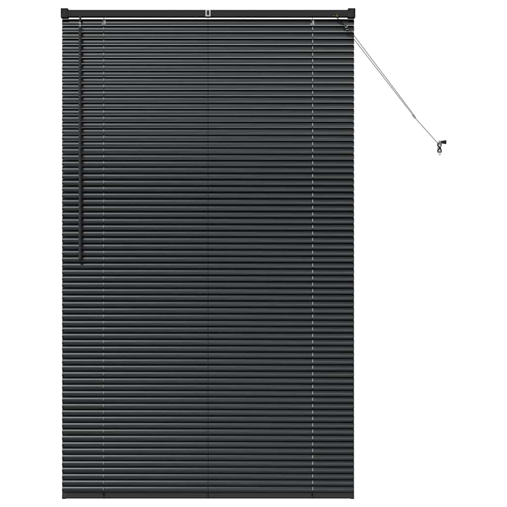 Venetianspersienner Svart 175 x 100 cm Aluminium