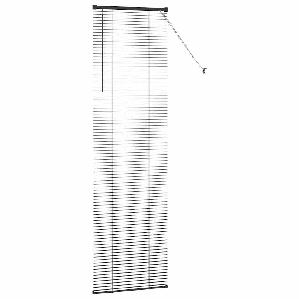 Venetianspersienner Svart 220 x 65 cm Aluminium