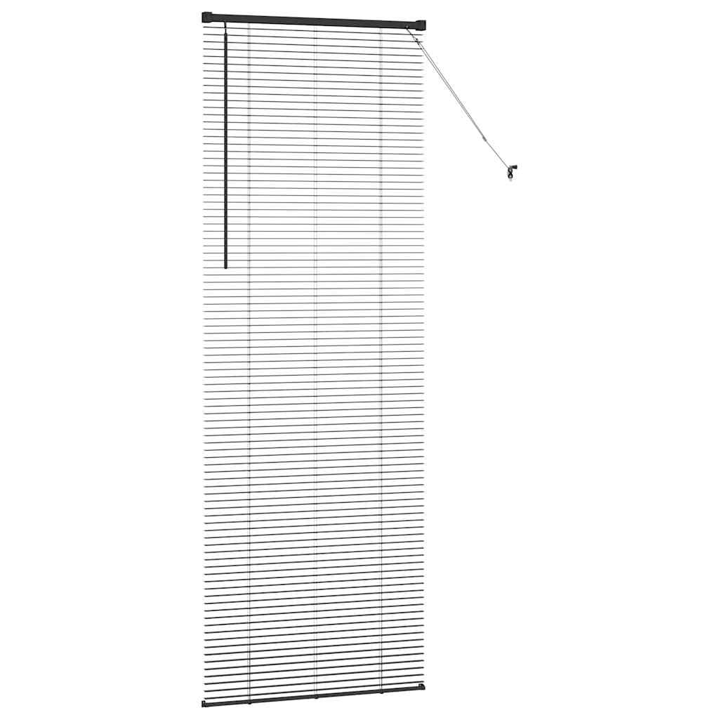 Venetianspersienner Svart 220 x 70 cm Aluminium