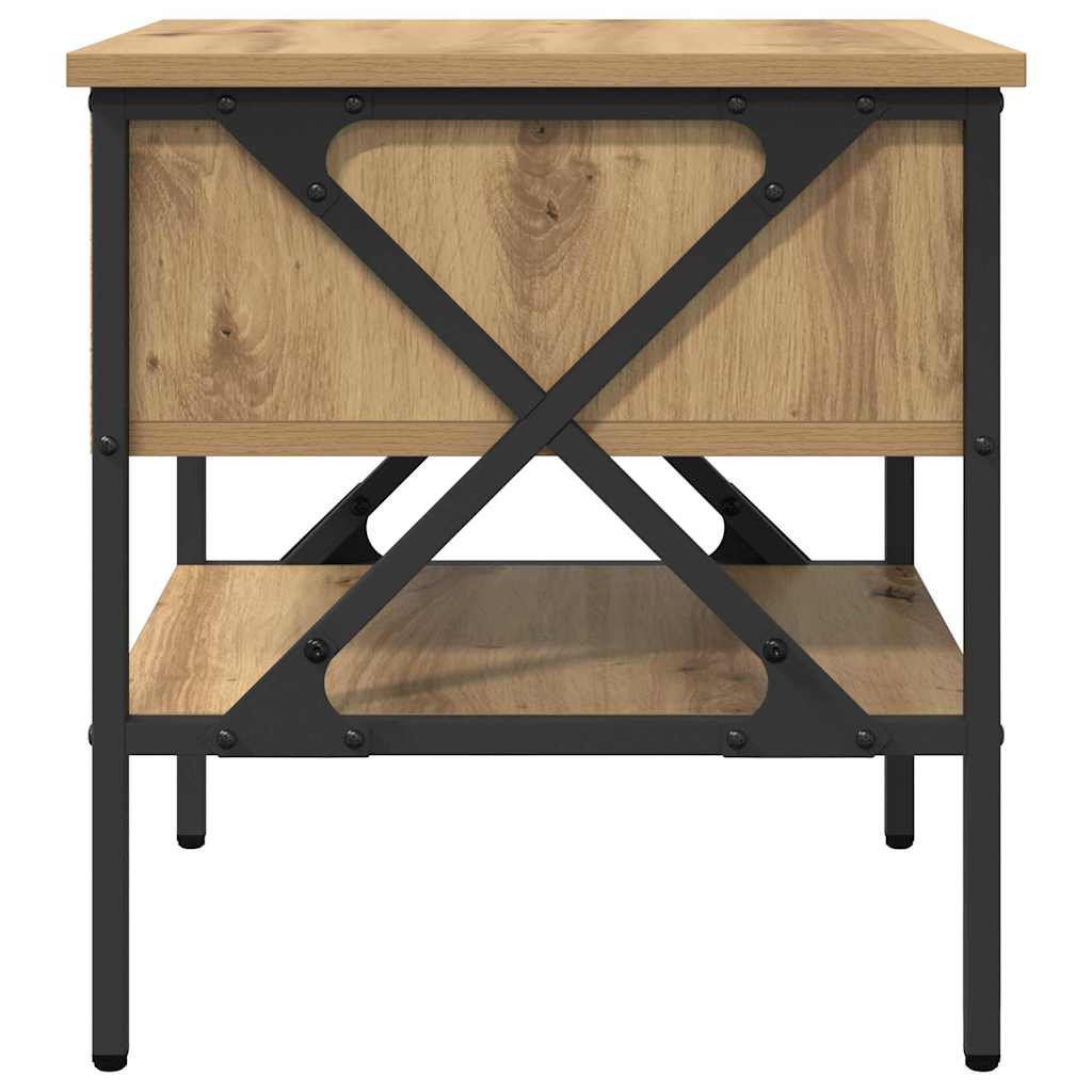 Nattbord artisan eik 40 x 42 x 45 cm Ingeniørtre og metall
