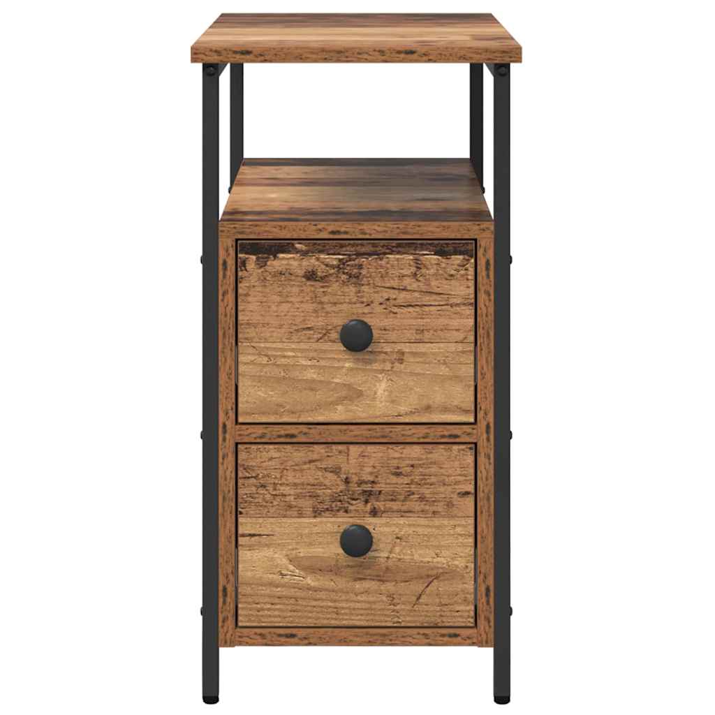 Nattbordskap Gammelt tre 30 x 60 x 60 cm Konstruert tre