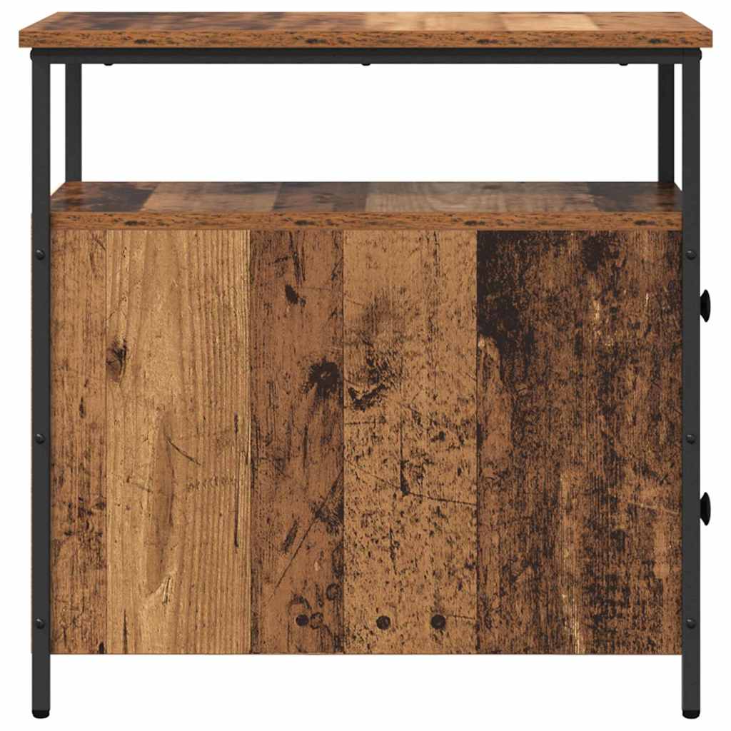 Nattbordskap Gammelt tre 30 x 60 x 60 cm Konstruert tre