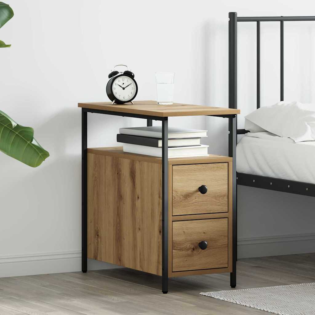 Nattbordskap artisan eik 30 x 60 x 60 cm Konstruert tre